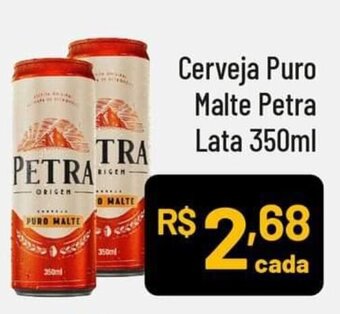 Supermercados Goes Cerveja Puro Malte Petra Lata 350ml oferta