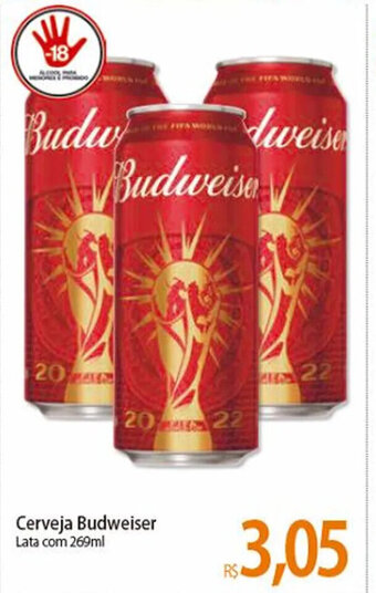 Cerveja Budweiser 269ml