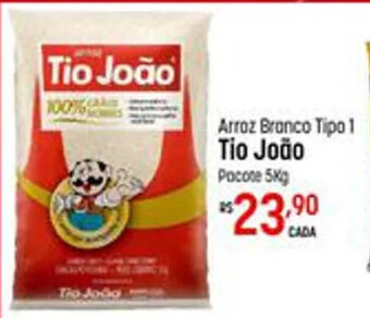 Muffato Arroz branco tipo 1 Tio Joao 5kg oferta