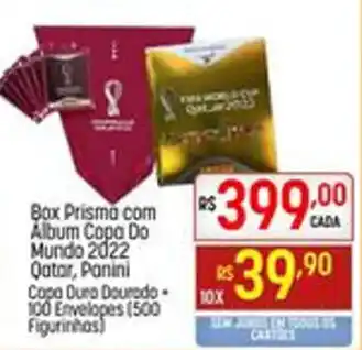 Box Prisma com Album copa do Mundo 2022