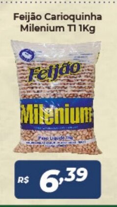 Atakarejo Feijao Carioquinha Milenium T1 1kg oferta