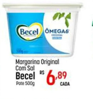 Muffato Margarina Original com sal Becel 500g oferta