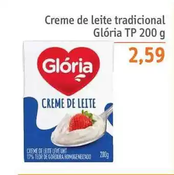 Sonda Creme De Leite Tradicional Glória 200g oferta