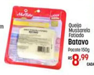 Muffato Queijo Mussarela Fatiado Batavo 150g oferta