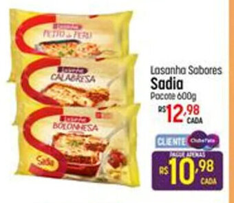 Muffato Lasanha Sabores Sadia 600g oferta