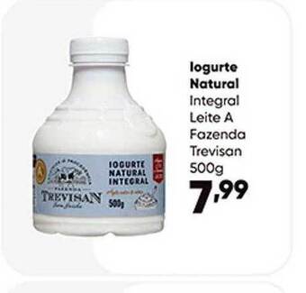 Zaffari Iogurte natural integral leite a fazenda trevisan oferta