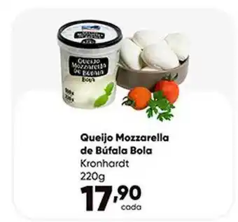Zaffari Queijo muzzarella de búfala bola kornhardt oferta
