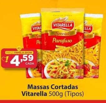 Super Show Massas cortadas vitarella tipos oferta