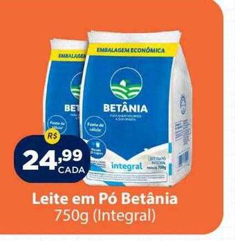 Super Show Leite em pó betânia integral oferta
