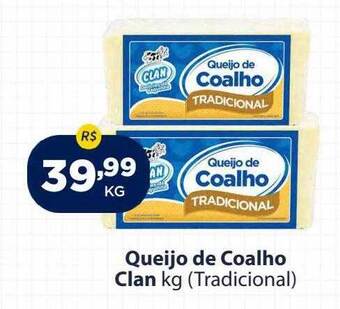 Super Show Queijo de coalho clan kg tradicional oferta