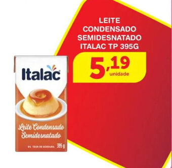 Roldão Leite Condensado Semidesnatado Italac TP 395g oferta