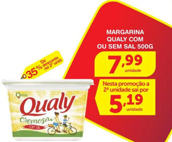 Roldão Margarina Qualy com ou sem Sal 500g oferta