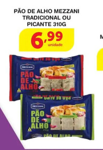 Pao de Alho Mezzani Tradicional ou Picante 310g