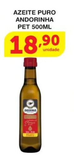 Roldão Azeite Puro Andorinha pet 500ml oferta