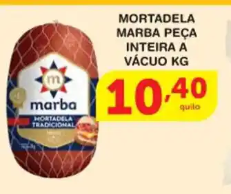Roldão Mortadela Marba Peca Interia a Vacuo 1kg oferta