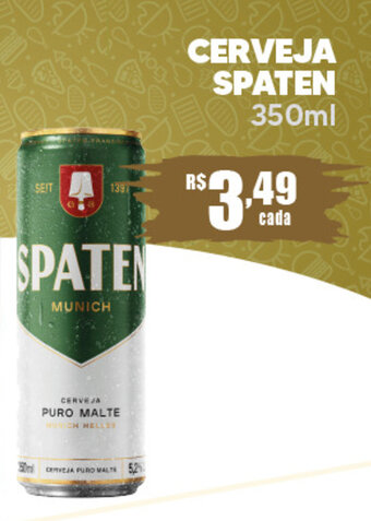 Supermercado Precito Cerveja Spaten 350ml oferta