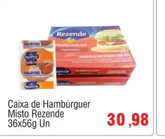 Spani Atacadista Caixa de Hamburguer Misto Rezende 36x56g un oferta