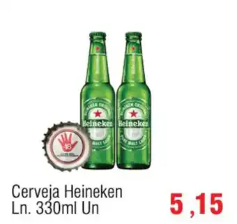 Spani Atacadista Cerveja heineken Ln 330ml oferta