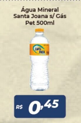 Atakarejo Agua Mineral Santa Joana s/ Gas pet 500ml oferta