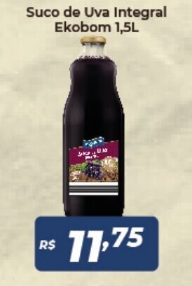 Atakarejo Suco de Uva Integral Ekobom 1.5L oferta