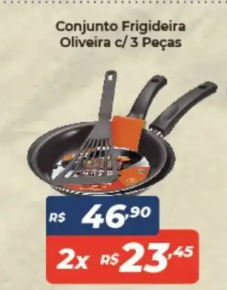 Atakarejo Conjunto Frigideira Oliveira c/3 pecas oferta
