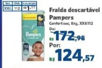 Sam's Club Fralda Descartavel Pampers oferta