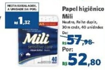 Sam's Club Papel Higiénico Mili oferta