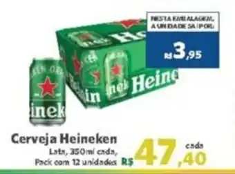 Sam's Club Cerveja Heineken lata 350ml 12 unidades oferta
