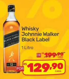 Whisky Johnnie Walker Black Label 1L