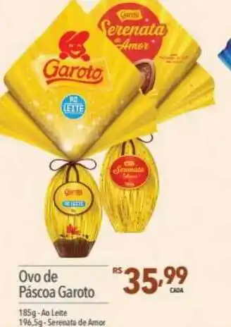 Supermercados Condor Ovo De Páscoa Garoto oferta
