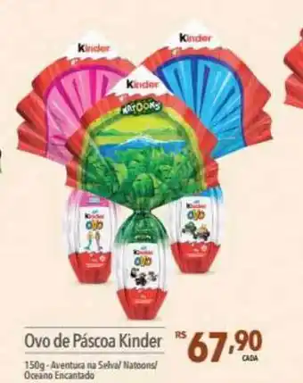 Ovo De Páscoa Kinder Aventura Na Selva Natoons Oceano Encantado 150g