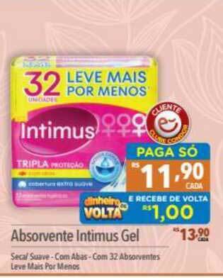 Absorvente Intimus Gel