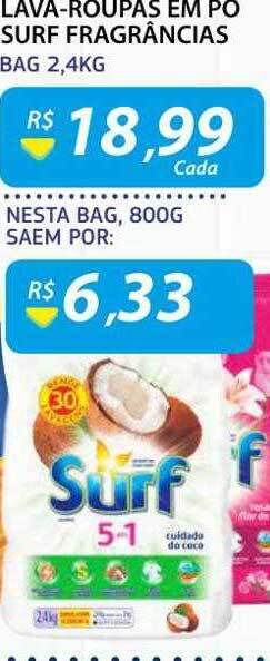 Assaí Atacadista Lava-roupas em pó surf fragrâncias oferta