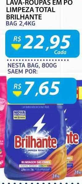 Assaí Atacadista Lava-roupas em pó limpeza total brilhante oferta