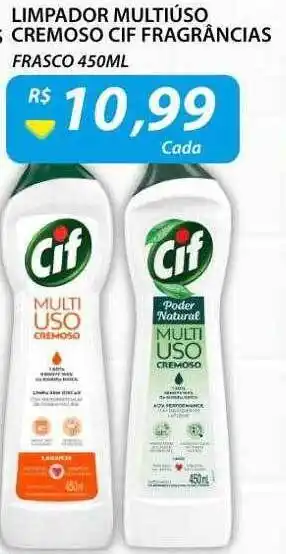 Assaí Atacadista Limpador multiúso cremoso cif fragrâncias frasco oferta