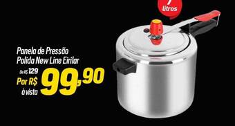 Panela de pressão polida new line eirilar