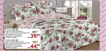 Jogo De Cama Casal Pop 215x235xm