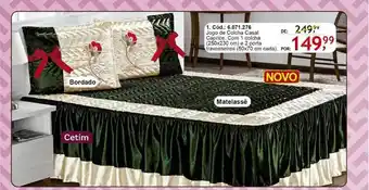 Quatro Estações Jogo De Colcha Casal Caprice oferta