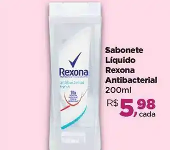Farmácias Nissei Sabonete Líquido Rexona Antibacterial 200ml oferta