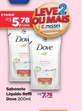 Farmácias Nissei Sabonete Líquido Refil Dove oferta