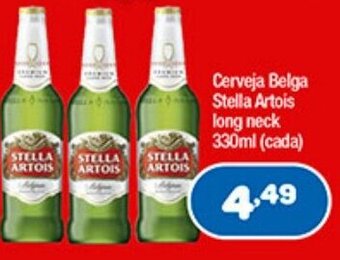 Cerveja Belga Stella Artois long neck 330ml