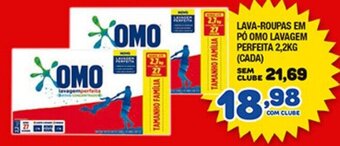 Costazul Supermercados Lava Roupas em po Omo Lavagem Perfeita 2.2kg oferta