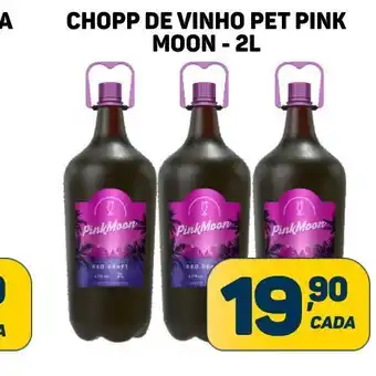 Dom Atacadista Chopp de vinho pet pink moon oferta