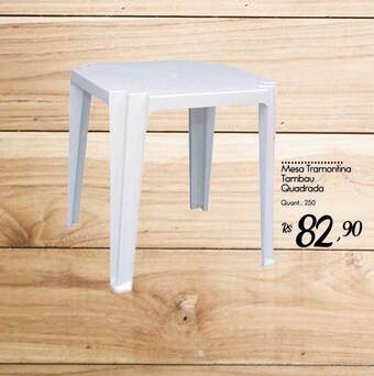 Mesa Tramontina Tambau Quadrada