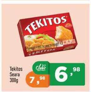 Supermercados Pague Menos Tekitos Seara 300g oferta