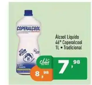 álcool Líquido 46° Coperalcool Tradicional 1L