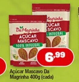 Costazul Supermercados Acucar Mascavo da Magrinha 400g oferta