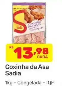 Gigante Atacadista Coxinha da asa Sadia 1kg oferta