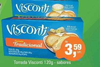 Supermercados Alvorada Torrada visconti sabores oferta