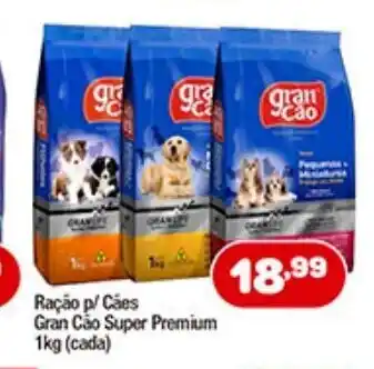 Racao p/ Caes Gran Cao Super Premium 1kg